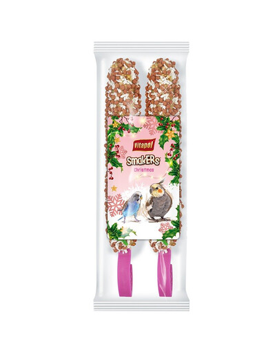 VITAPOL Smakers gelegentliche Weihnachtsflasche für Vögel 2 Stück