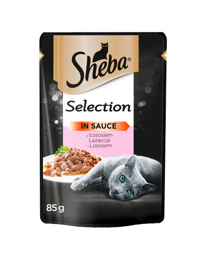 SHEBA Selection in Sauce mit Lachs 85gx24