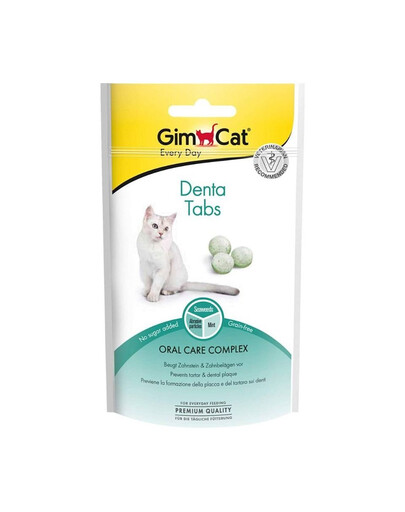 GIMCAT Every Day Tabs Denta 40 g Mundhygienemittel für Katzen