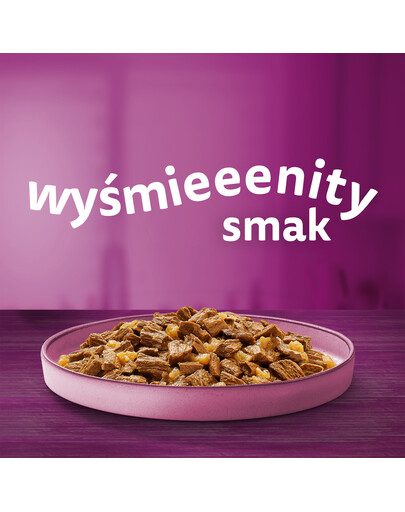 WHISKAS Junior 48x85g Geflügel-Gelee-Nassfutter für Kätzchen mit: Huhn, Pute, Geflügel, Ente
