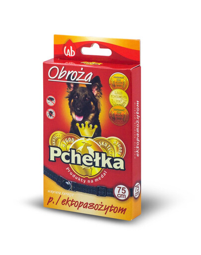 PCHEŁKA Obroża przeciw ektopasożytom dla psa 75 cm