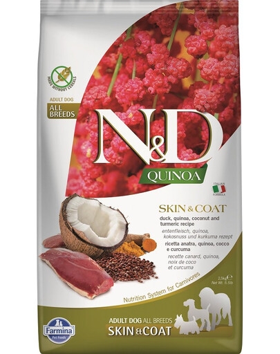 FARMINA N&D Dog Quinoa Skin & Coat Duck 2.5 kg