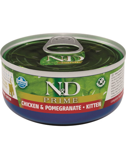 FARMINA N&D PRIME Chicken & Pomegranate Kitten 80 g
