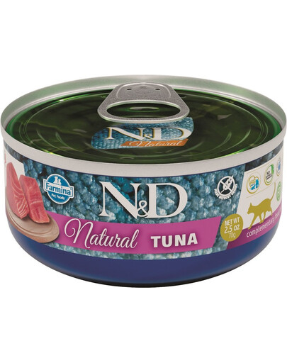 FARMINA N&D Cat Natural Thunfisch 70 g Nassfutter für Katzen