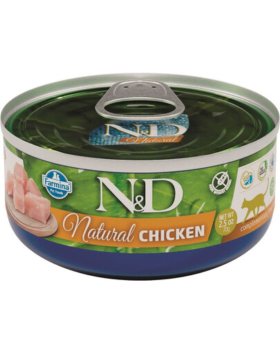 FARMINA N&D Cat Natural Chicken 70 g Nassfutter für Katzen