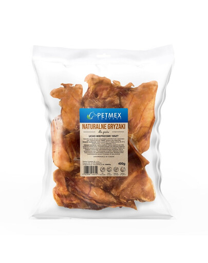 PETMEX Schweineohr 10 Stück natürliche Kauartikel für Hunde