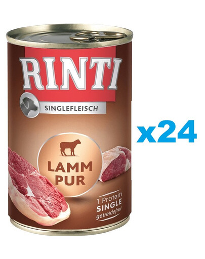 RINTI Singlefleisch Lamb Pure 24x400 g Lamm monoprotein