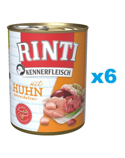 RINTI Kennerfleisch Huhn 6x800g