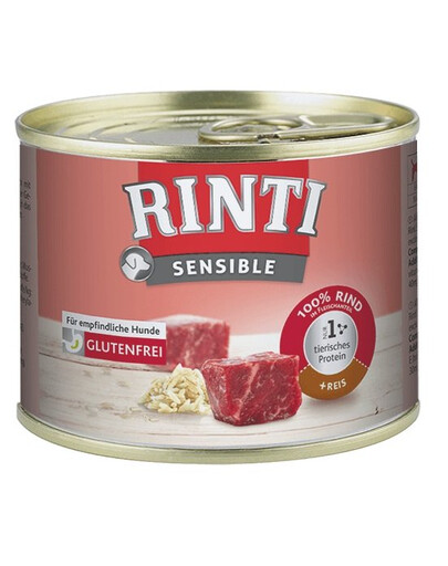 RINTI Sensibles Rindfleisch mit Reis 12x185g