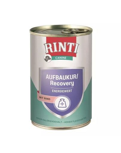 RINTI Canine Recovery beef 400 g Rind