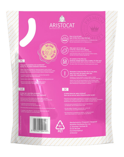 ARISTOCAT Silikatstreu für Katzen 30,4 l (8x3,8 l)