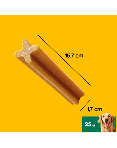 PEDIGREE DentaStix (große Rassen) Zahnsnack für Hunde 28 Stk. - 4x 270g