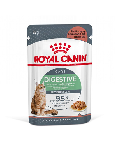 ROYAL CANIN Digestive Care Nassfutter in Soße für ausgewachsene Katzen mit empfindlichem Verdauungstrakt 12x85g