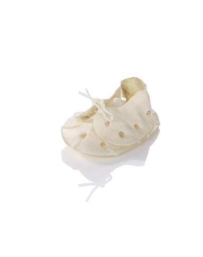 MACED Weißer Hundekau-Schuh 12,5 cm