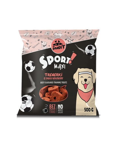 MR. BANDIT Sport Maxi Trainingssnacks mit Rindfleischgeschmack für alle Hunde 500 g