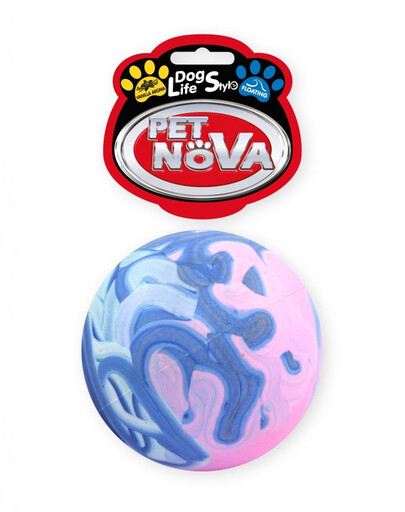 PET NOVA DOG LIFE STYLE Schwimmender Ball 7cm mehrfarbig Aroma Vanille