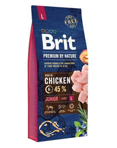 BRIT Premium By Nature Junior Large L 15 kg