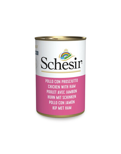 SCHESIR Hühnerfilets mit Schinken Katzenfutter 140 g