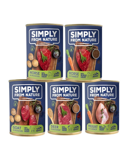 SIMPLY FROM NATURE Paket MIX 30 x 400g