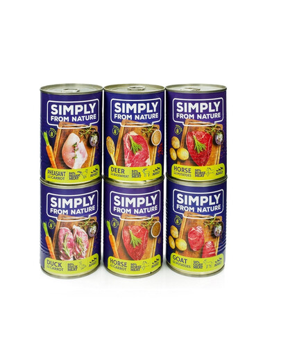 SIMPLY FROM NATURE Paket MIX 30 x 400g