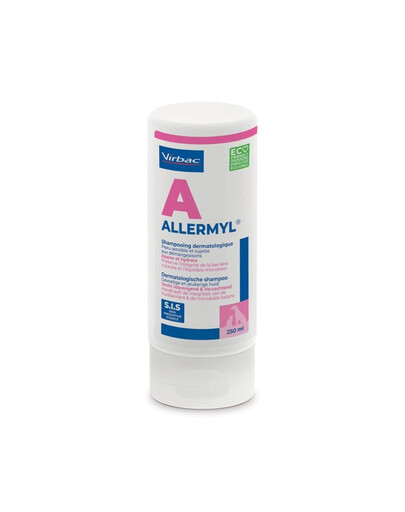 VIRBAC Allermyl Dermatologisches Shampoo für trockene, gereizte und atopische Haut 250 ml