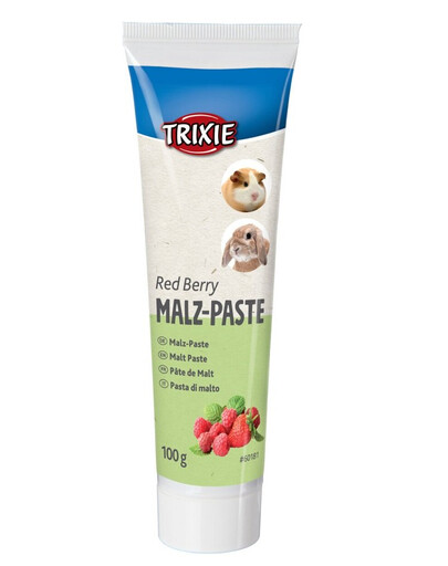 TRIXIE Malzpaste für Nager mit Erdbeergeschmack 100 g