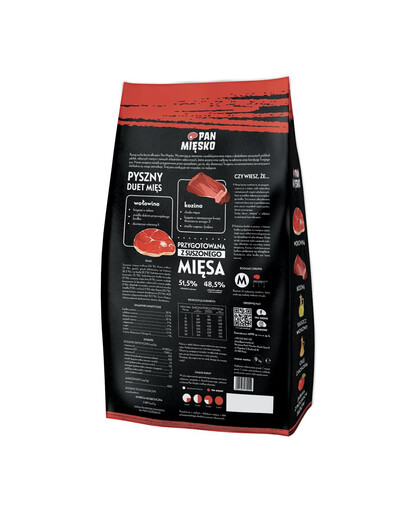 PAN MIĘSKO Rindfleisch mit Ziege M 3 kg