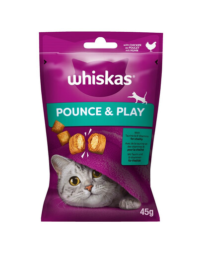 WHISKAS Energie und Vitalität 45 g Huhn Leckerli für Katzen