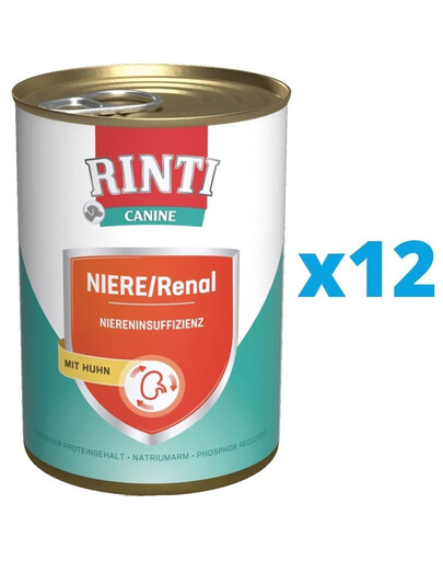 RINTI Canine Niere/Renal Huhn 12 x 800 g