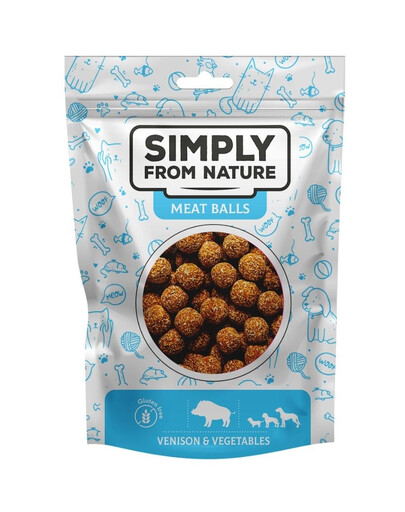 SIMPLY FROM NATURE Meat Balls Wild- und Gemüsebällchen für Hunde 80 g