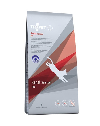 TROVET Renal Venison RID für Katzen mit Wildfleisch 3 kg