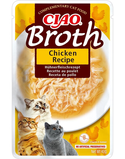 INABA CIAO Broth Hühnerbrühe für Katzen 40 g