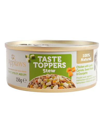 APPLAWS Taste Troppers Gulasch mit Huhn, Lamm und Karotten 156 g