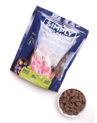 SIMPLY FROM NATURE Trainingssnacks Rindfleisch und Pflaume 300 g