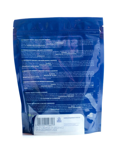SIMPLY FROM NATURE Trainingsleckerbissen mit Entenfleisch und Banane 300 g