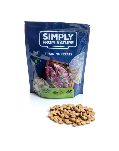 SIMPLY FROM NATURE Trainingsleckerbissen mit Entenfleisch und Banane 300 g