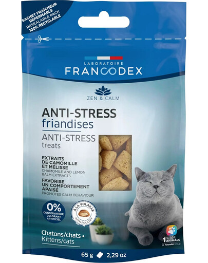 FRANCODEX Anti-Stress Katzenleckerli 65 g