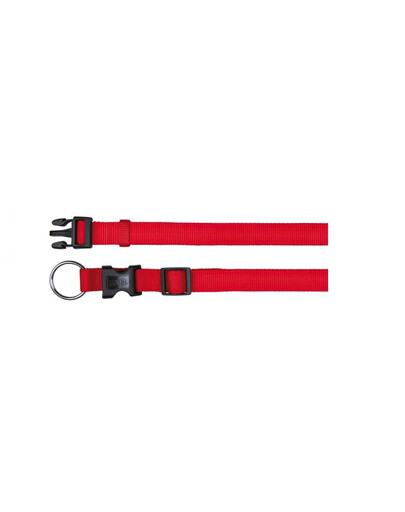 TRIXIE Halsband klassisch 22-35 cm / 10 mm rot