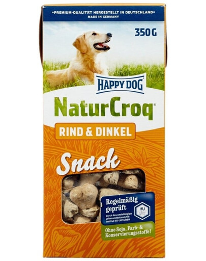 HAPPY DOG NaturSnack Rind & Dinkel