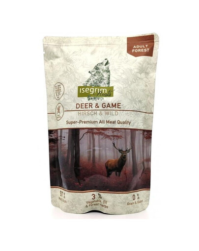 ISEGRIM Adult Forest Roots Hirsche und Rehe 410 g