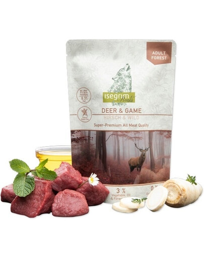 ISEGRIM Adult Forest Roots Hirsche und Rehe 410 g