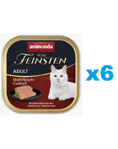 ANIMONDA Vom Feinsten Adult Multi-Fleisch-Cocktail 6 x 100 g