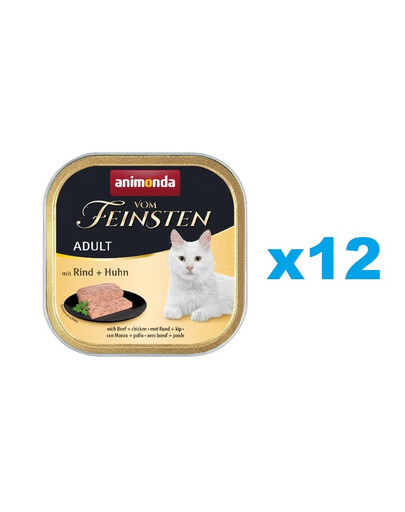 ANIMONDA vom Feinstein Adult Rind und Huhn 12x100 g