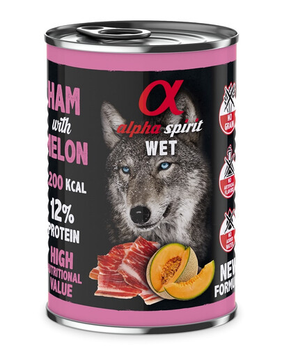 ALPHA SPIRIT Ham with melon Schinken mit Melone 400 g