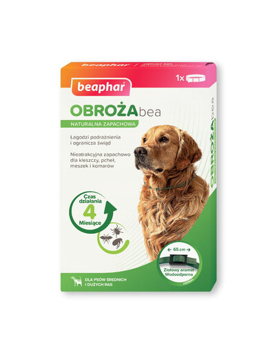 BEAPHAR Schutzhalsband M/L – für mittelgroße und große Hunde
