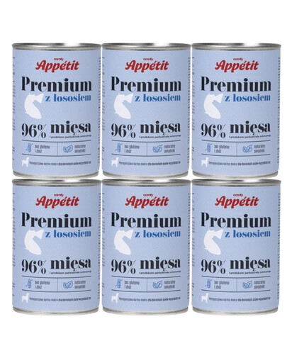 COMFY APPETIT PREMIUM mit Lachs 6x 400 g