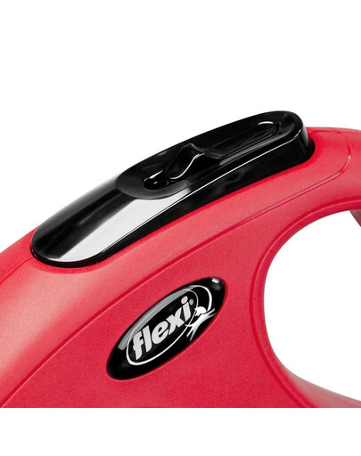 FLEXI Leine New Classic M Schnur 8 m Rot Bis zu 20 kg