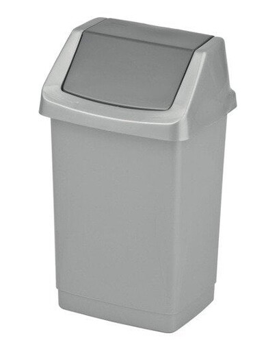 CURVER Mülleimer CLICK-IT 50 L silber/grau