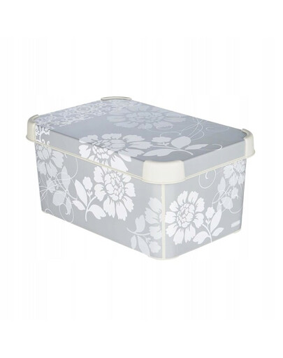 CURVER Deco Stockholm S Aufbewahrungsbox mit Deckel Romance