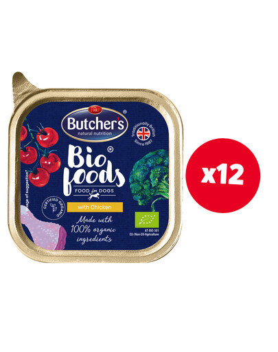BUTCHER'S BIO foods Hühnerpastete 12 x 150 g